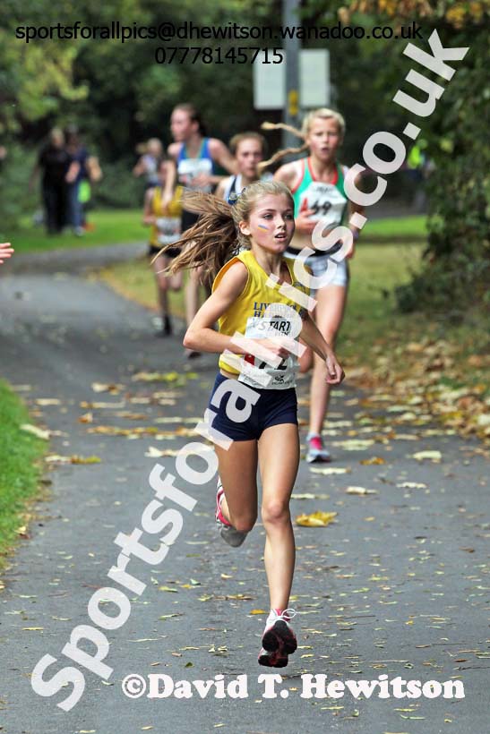 Girls under-13s Northern Road Relays, Warrington. Photo: David T. Hewitson/Sports for All Pics